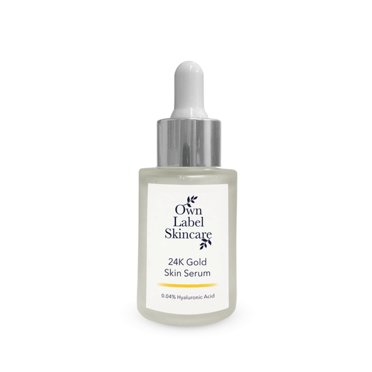 24K Gold Hyaluronic Serum | White Label Skincare - ownlabelskincare