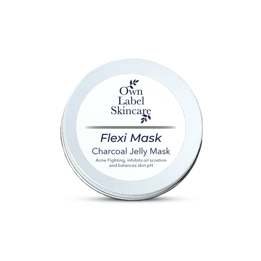 Own Label Skincare. Vegan Charcoal Jelly Flexi Mask