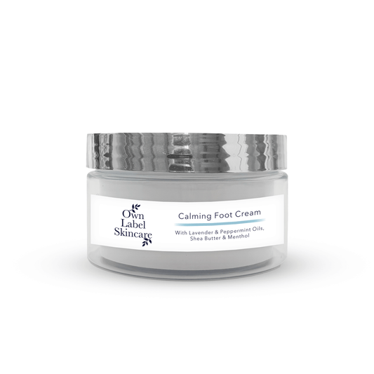 Calming Foot Cream | Lavender & Mint | White Label Skincare -