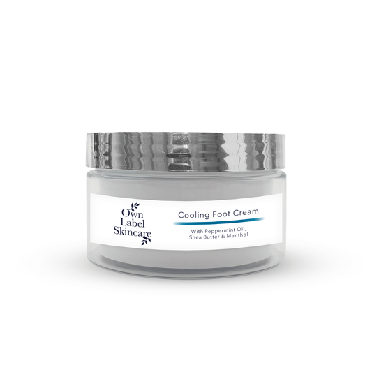 Cooling Foot Cream | Peppermint | White Label Skincare - ownlabelskincare