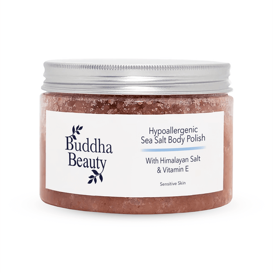 Fragrance Free Sea Salt Body Polish | Buddha Beauty Trade