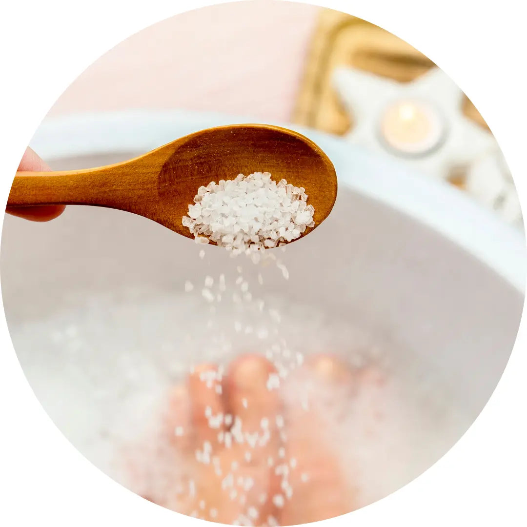 white label epsom and Himalayan salt bath salts