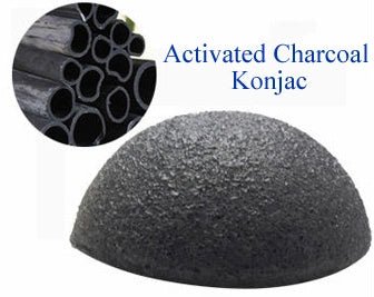 Black Charcoal Konjac Sponge | White Label Skincare - ownlabelskincare