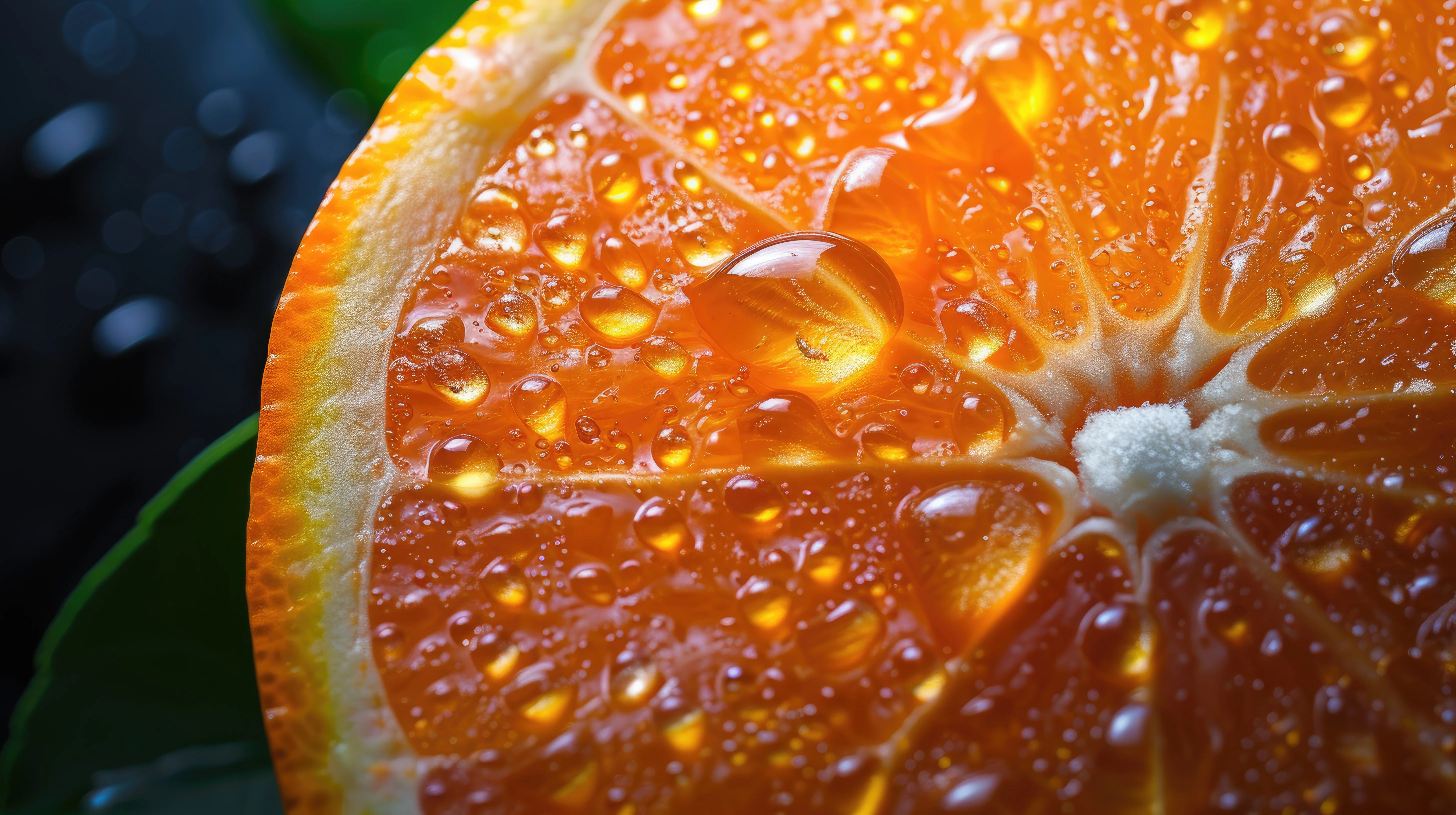 close-up-of-a-fruit-adorned-with-glistening