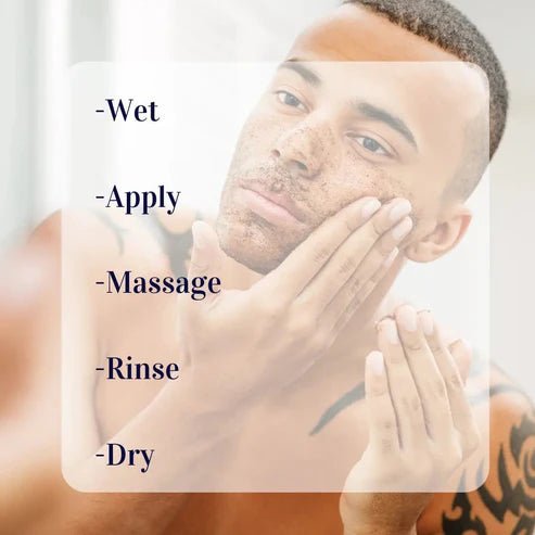 Mens Black Charcoal & Liquorice Facial Polish | Own Label Skincare - ownlabelskincare