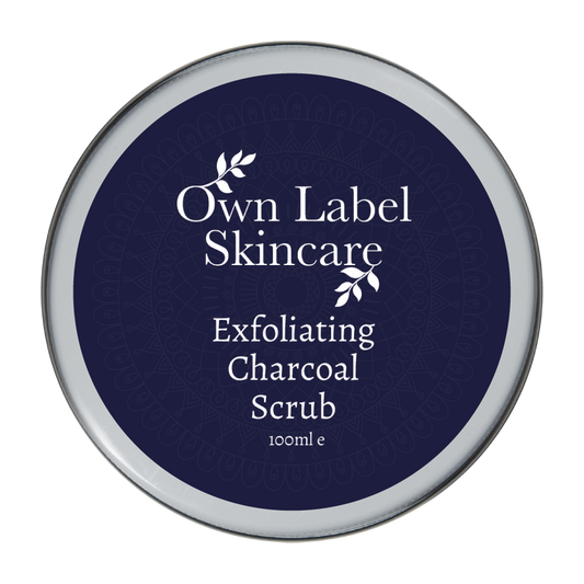 Mens Black Charcoal & Liquorice Facial Polish | Own Label Skincare