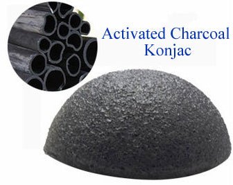 Black Charcoal Konjac Sponge | Buddha Beauty Trade - ownlabelskincare