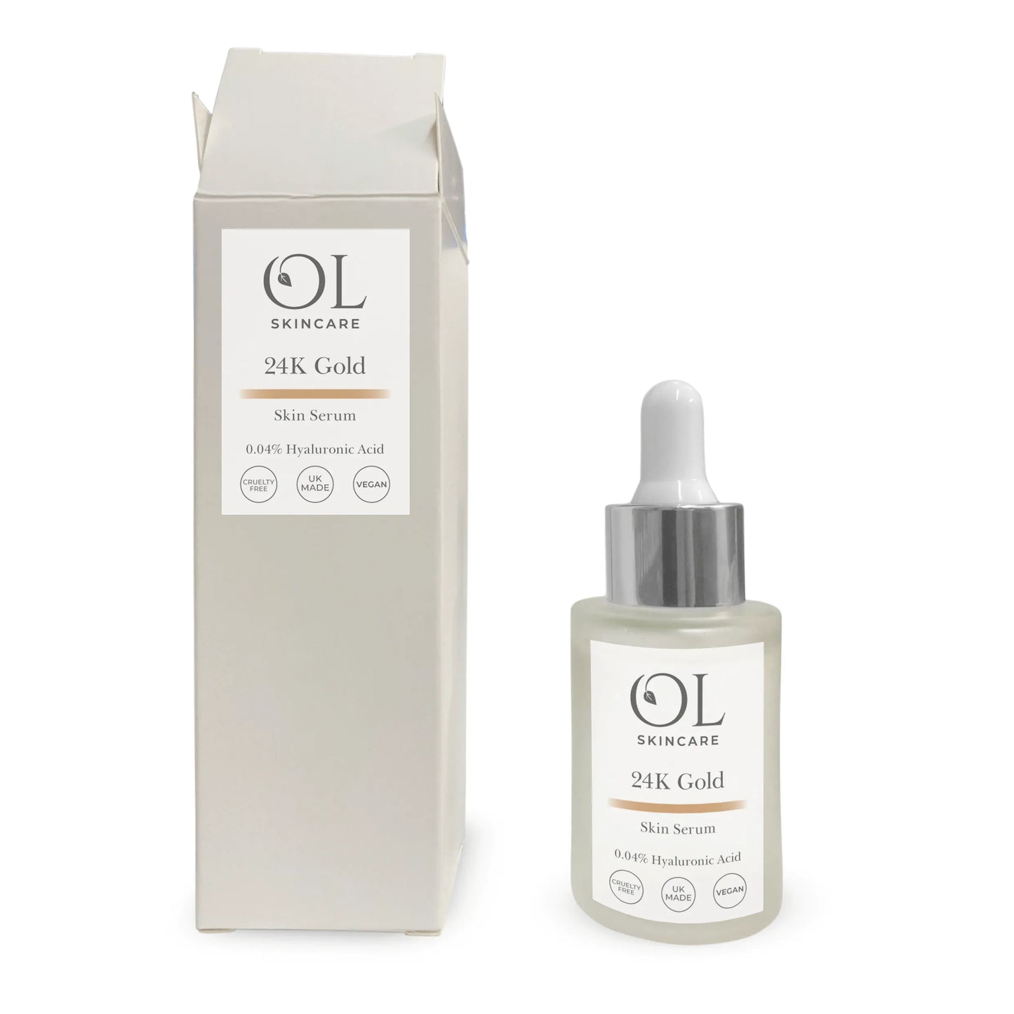 24K Gold Hyaluronic Serum | White Label Skincare - ownlabelskincare