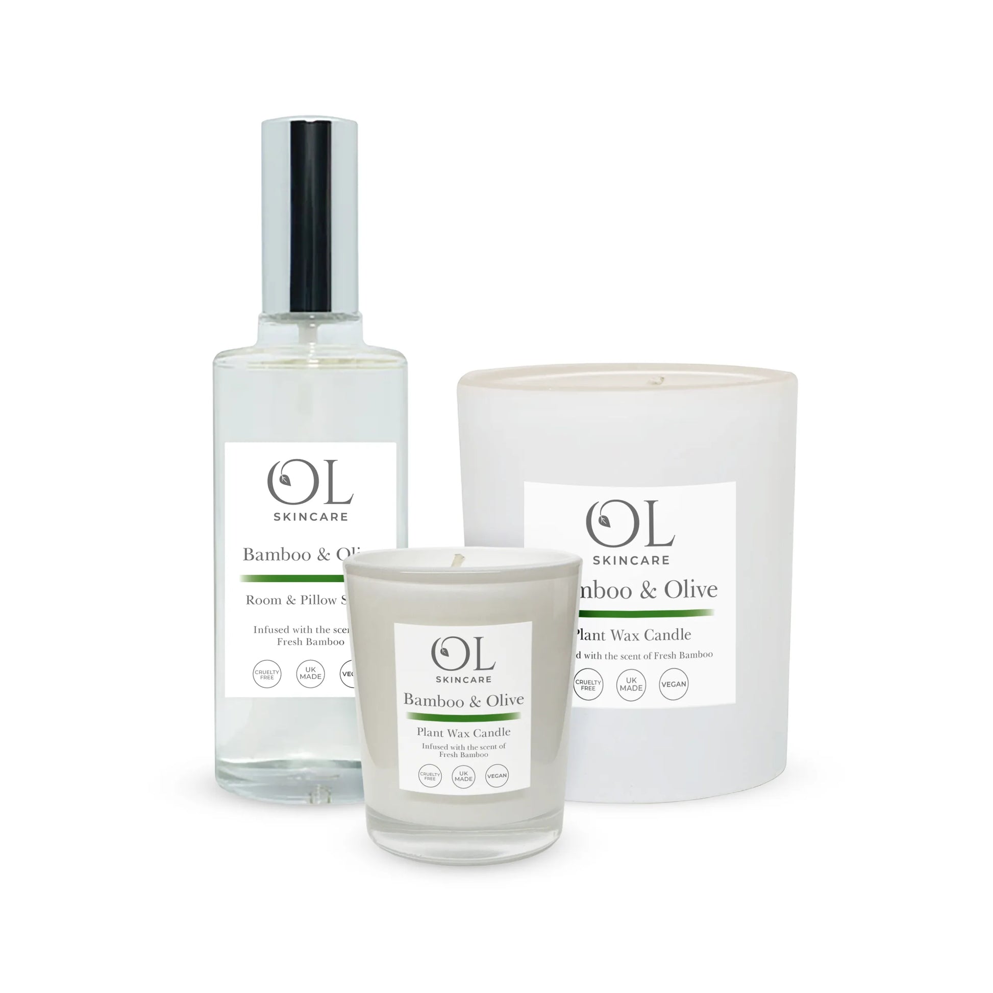 Bamboo & Olive Room Collection | White Label Homeware - ownlabelskincare