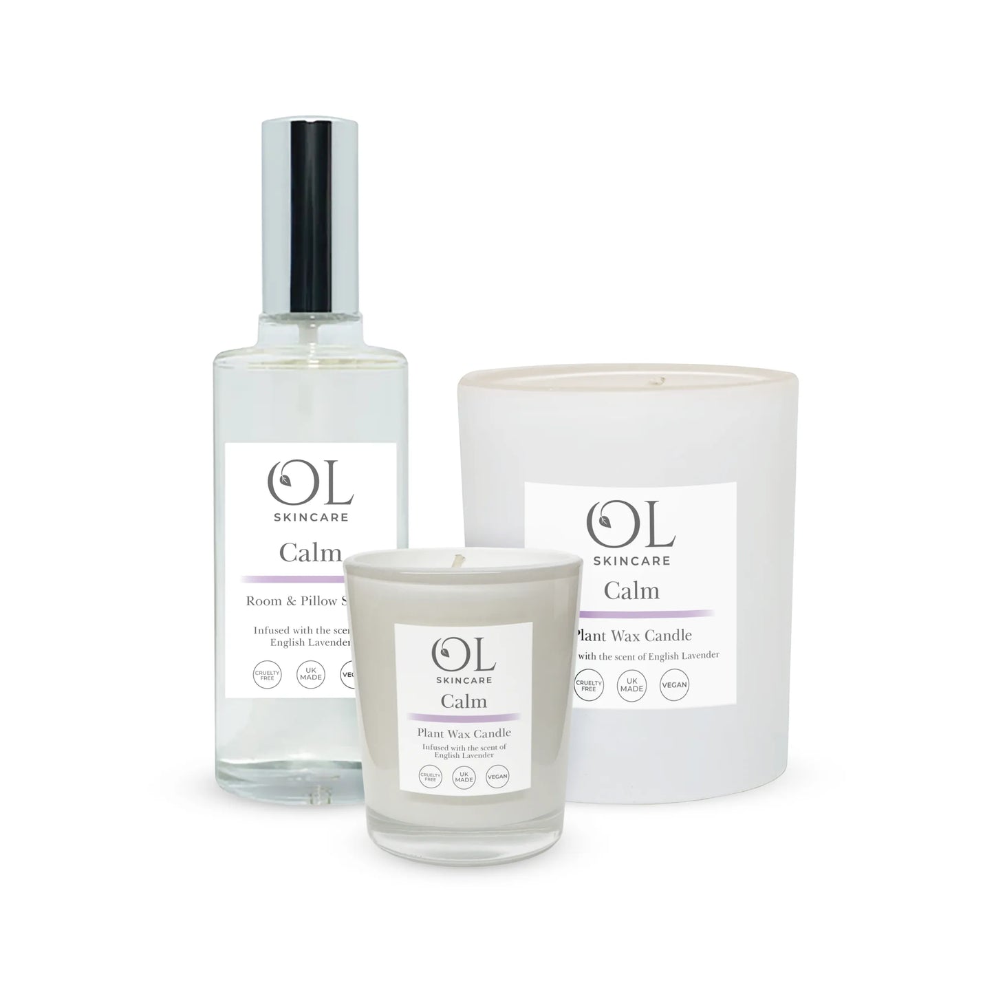 Calm - British Lavender Room Collection | White Label Homeware - ownlabelskincare