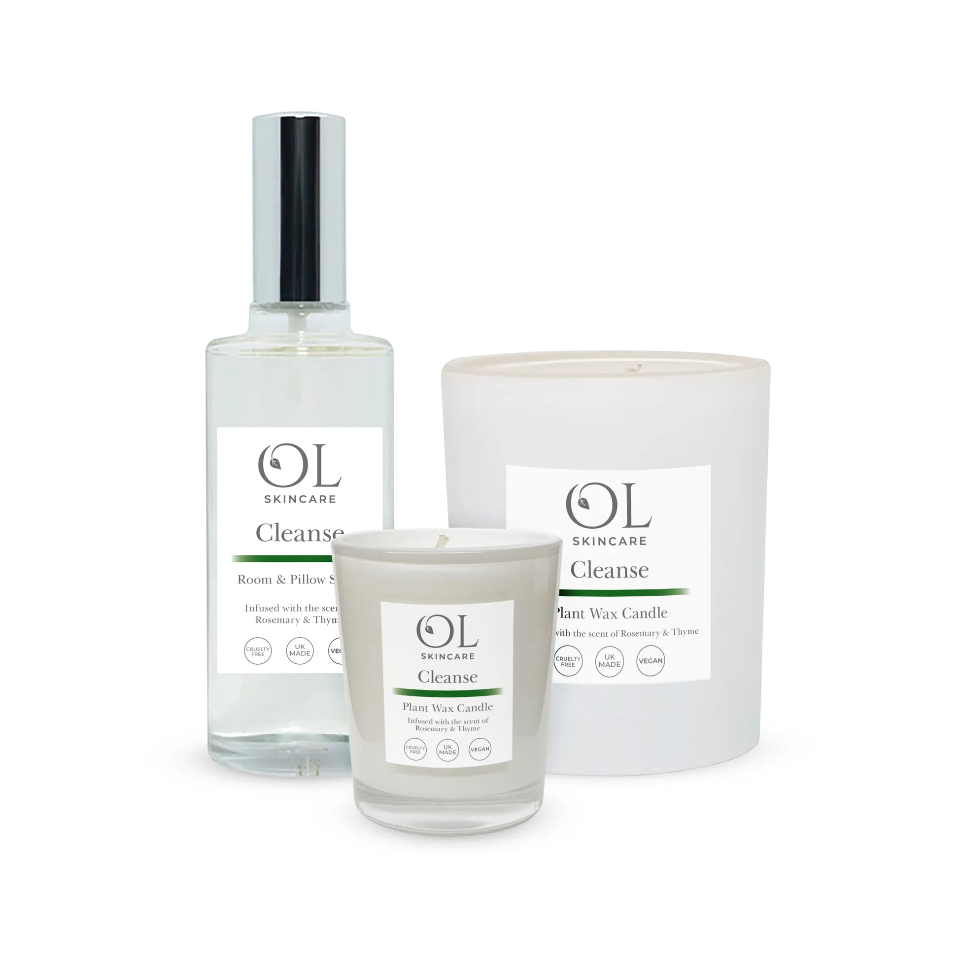 Cleanse - Rosemary & Thyme Room Collection | White Label Skincare - ownlabelskincare
