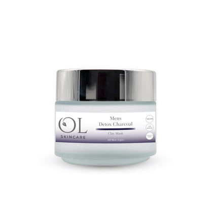 Mens Bamboo Charcoal Detox Clay Mask | Own Label - ownlabelskincare