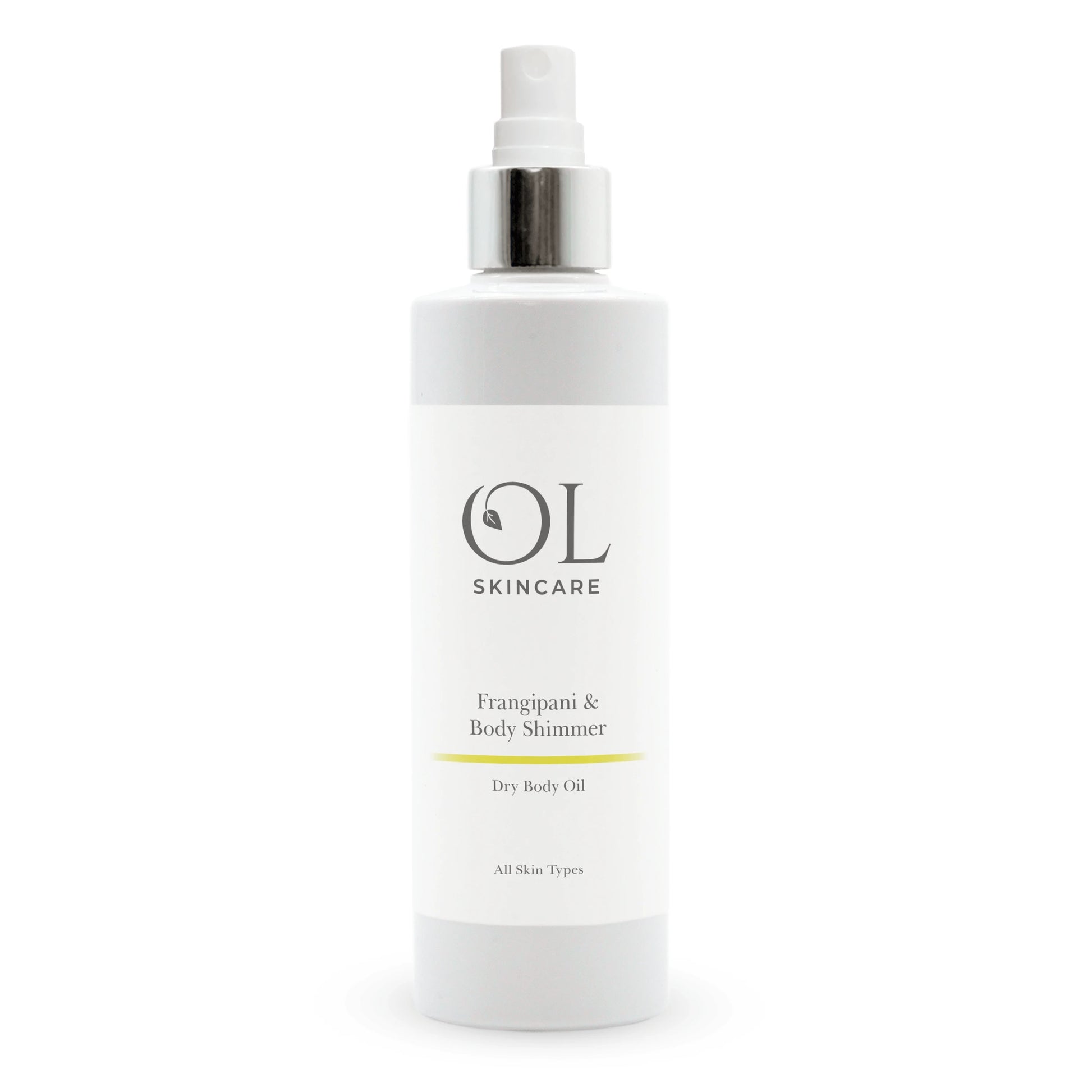 Frangipani Shimmer Dry Body Oil | White Label Skincare - ownlabelskincare