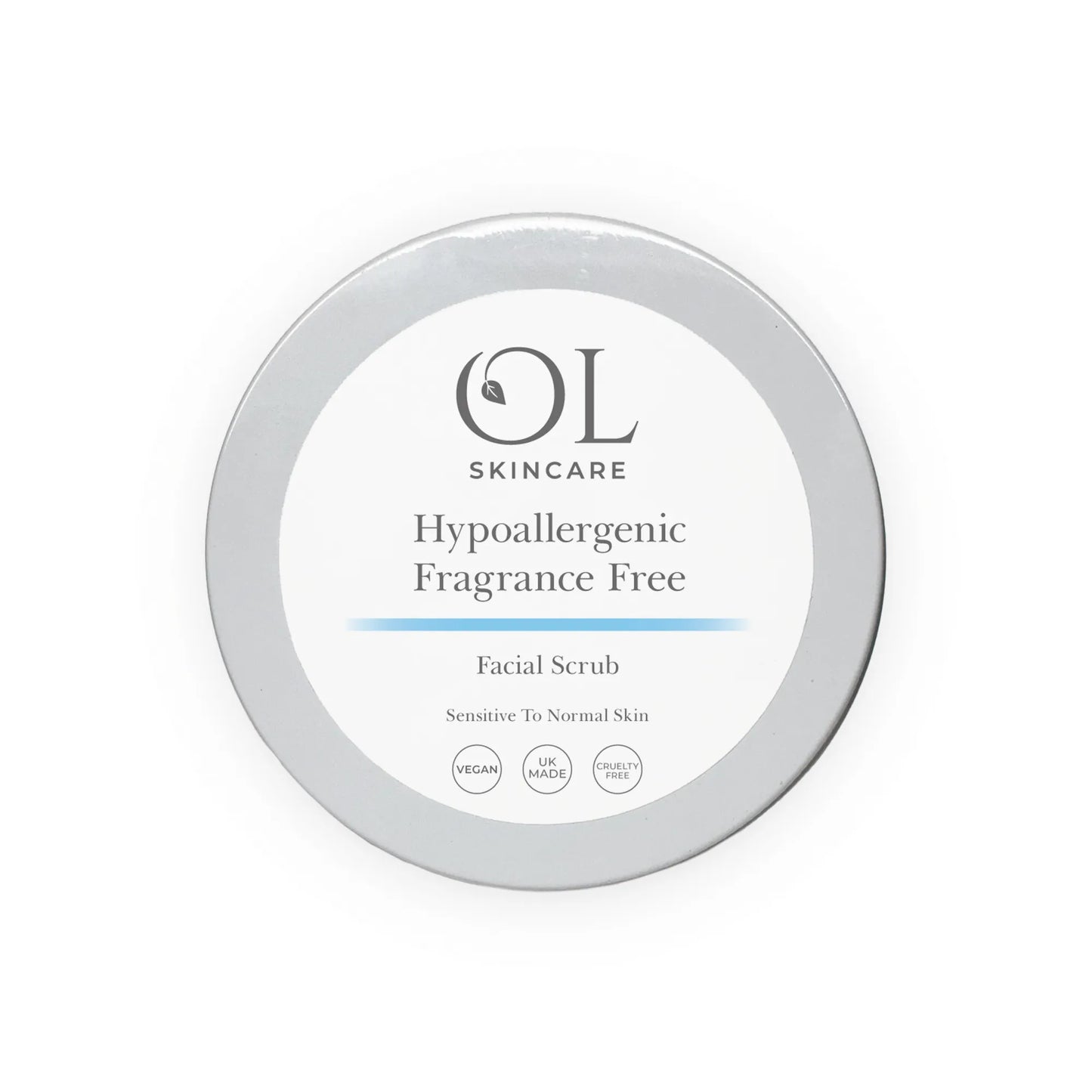 Hypoallergenic Facial Scrub | Fragrance Free | White Label Skincare - ownlabelskincare