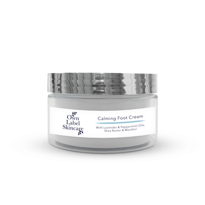 Calming Foot Cream | Lavender & Mint | White Label Skincare - 