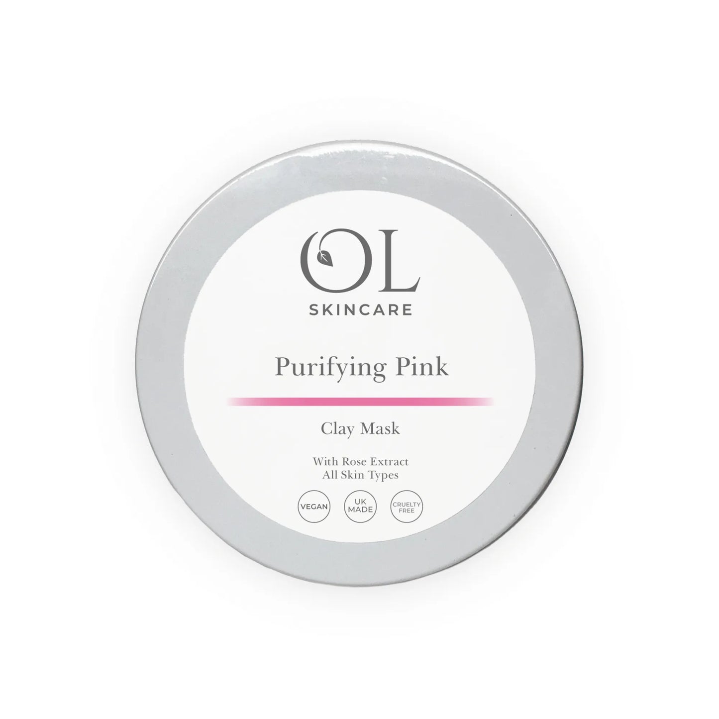 Purifying Pink Clay Mask with Rose | White Label - ownlabelskincare