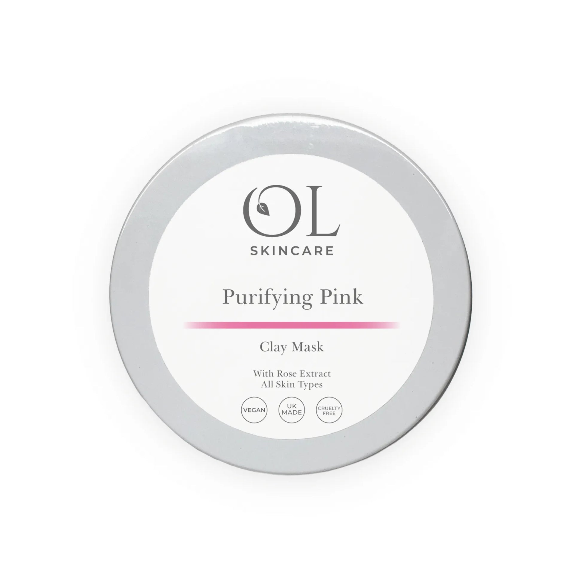 Purifying Pink Clay Mask with Rose | White Label - ownlabelskincare