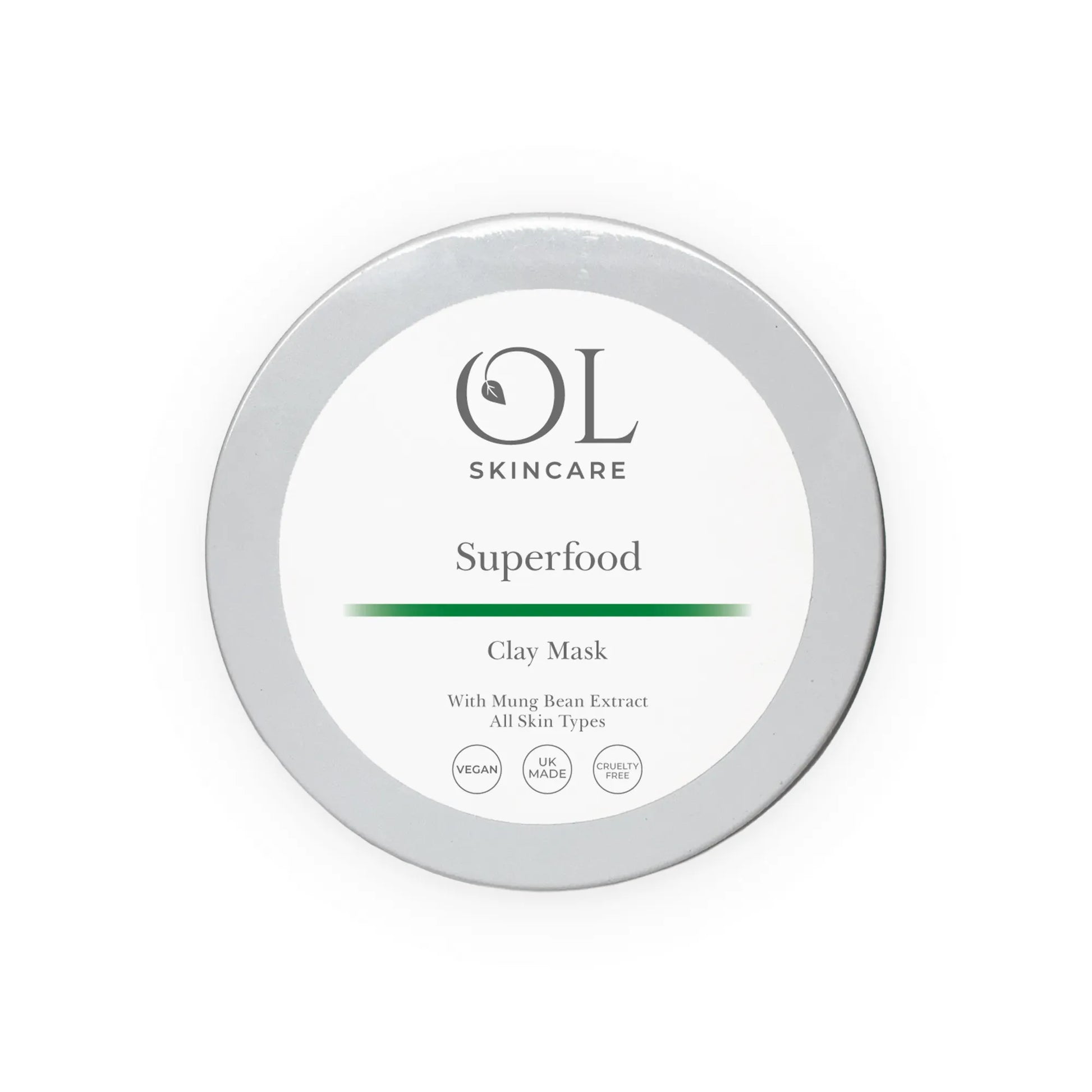 Superfood Mung Bean Clay Mask | Restorative | White Label Skincare - ownlabelskincare