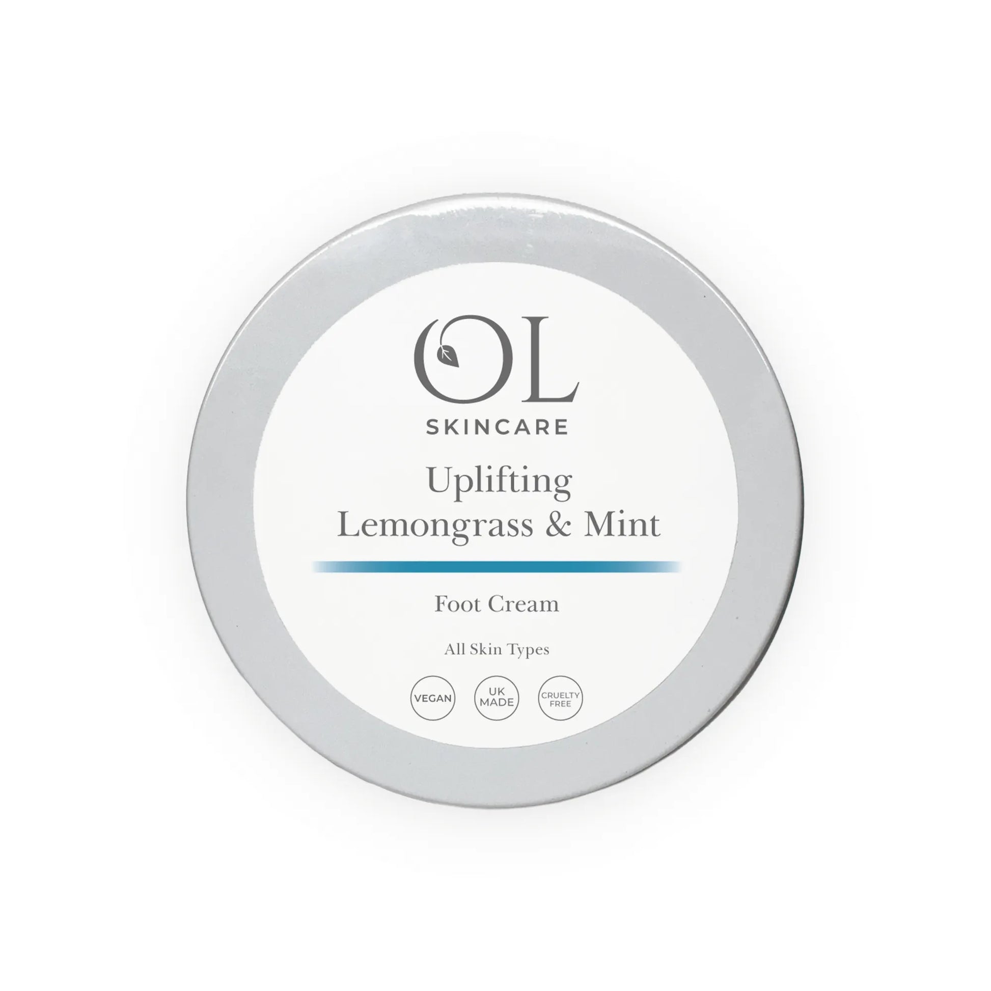 Uplifting Foot Cream | Lemongrass & Mint | White Label Skincare - ownlabelskincare