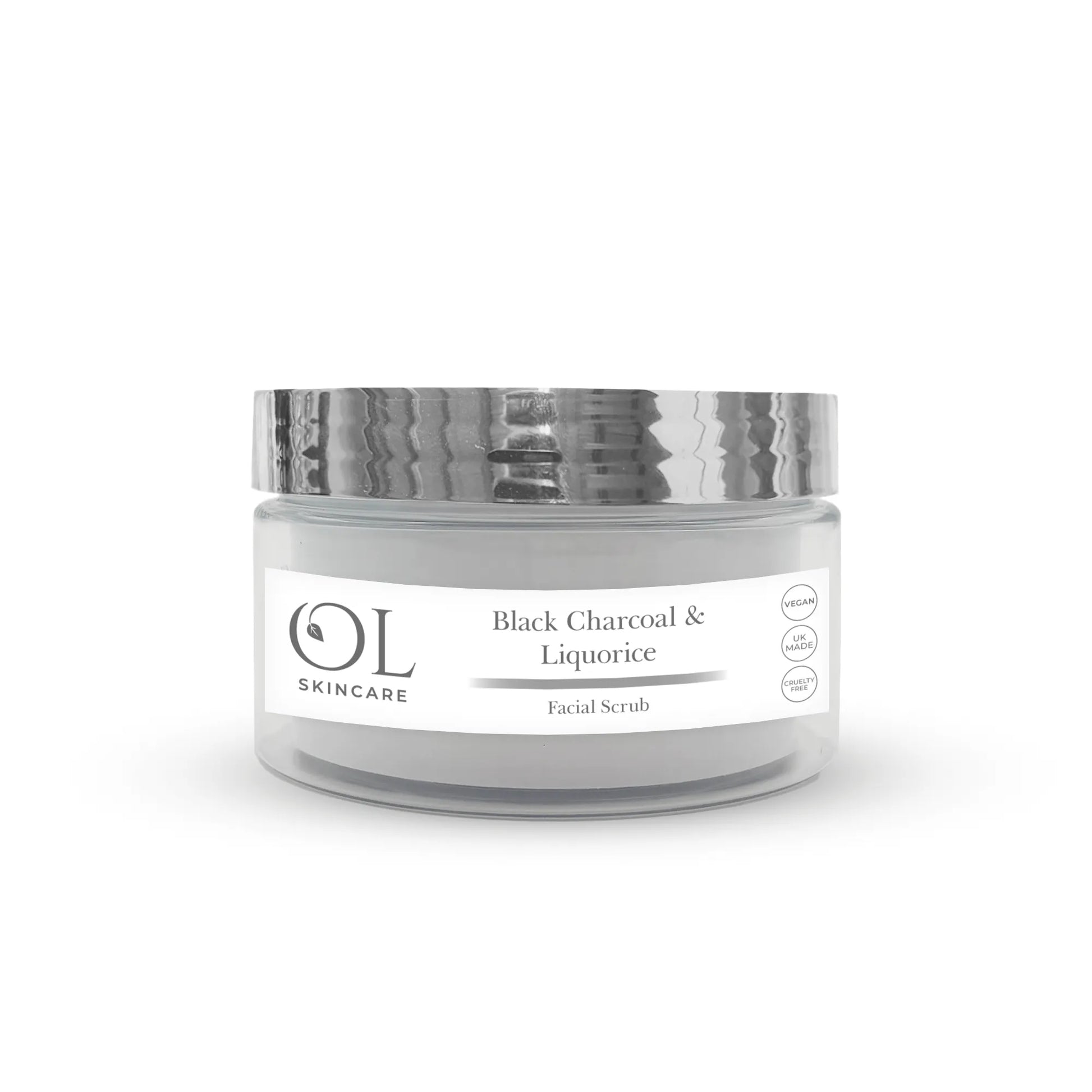 Black Charcoal & Liquorice Face Polish | White Label Skincare - ownlabelskincare
