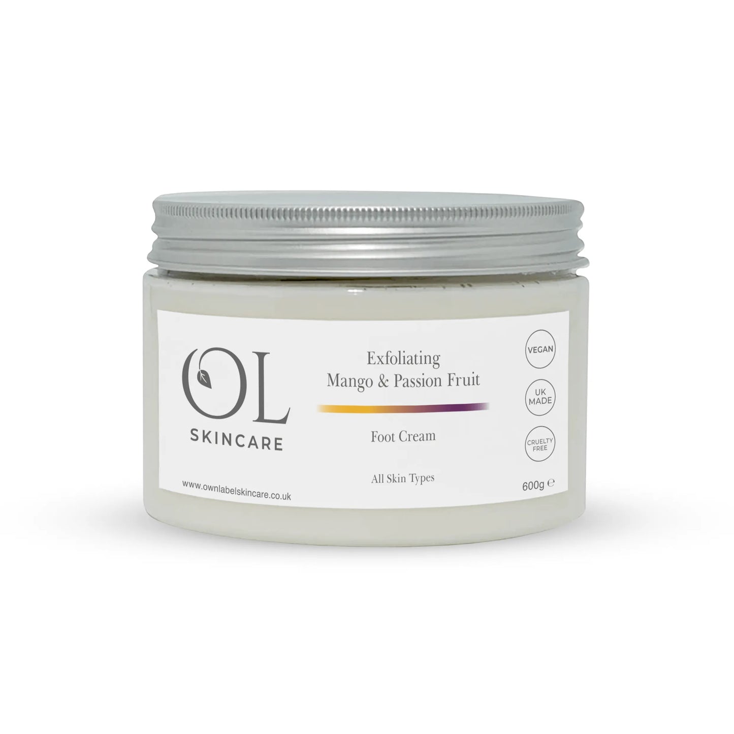 Mango & Passion Fruit Foot Scrub | Own Label - ownlabelskincare