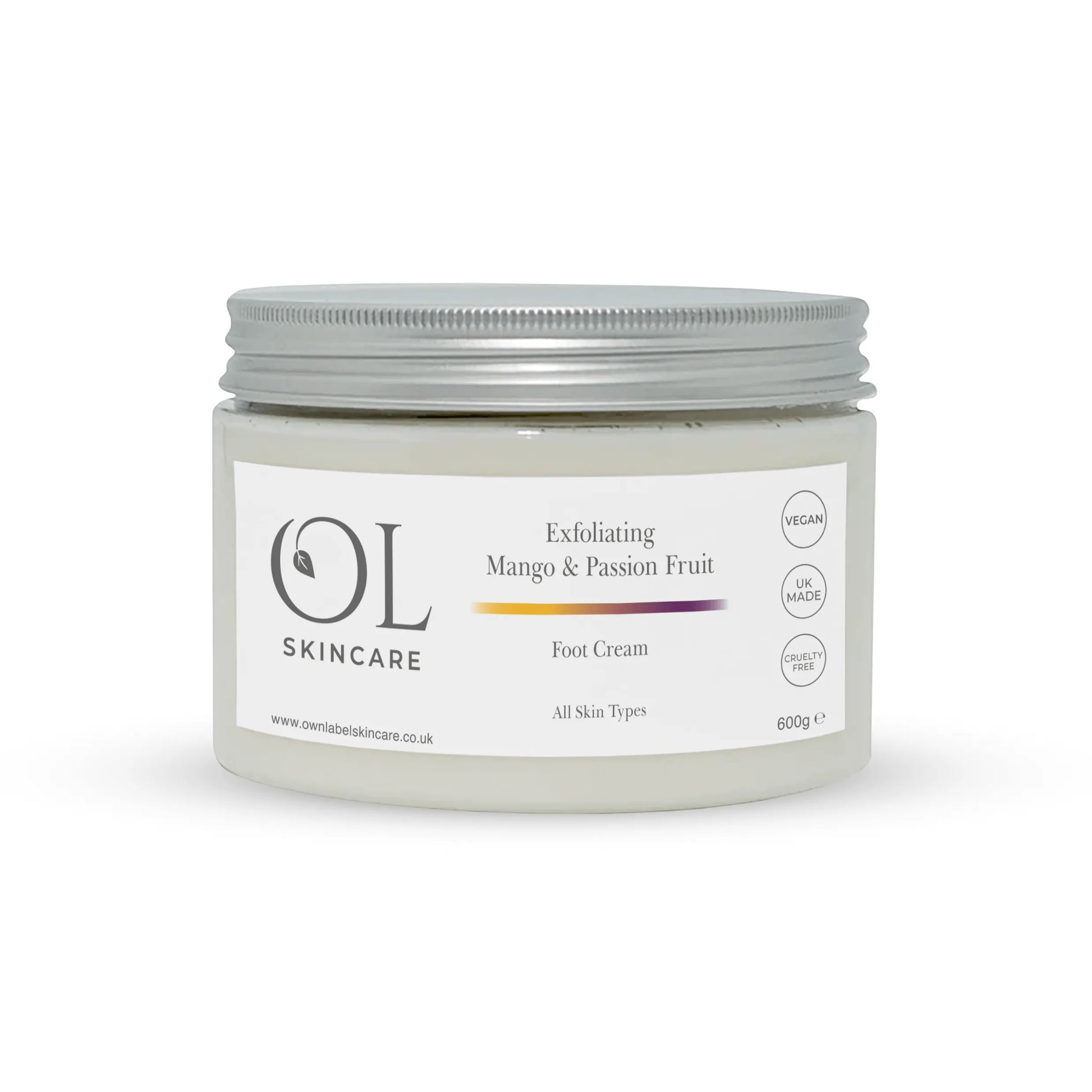 Mango & Passion Fruit Foot Scrub | Own Label - ownlabelskincare