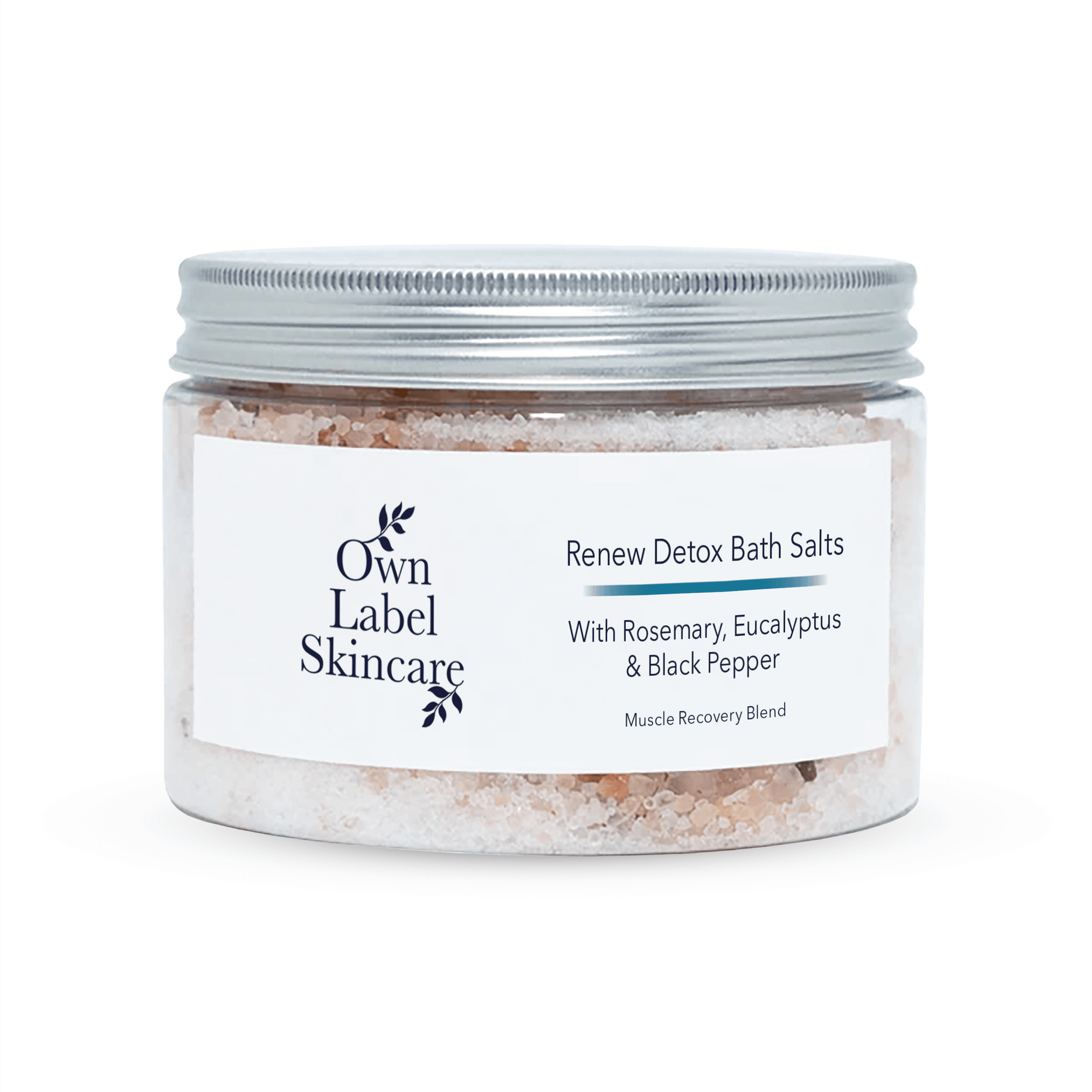 Renew - Rosemary, Eucalyptus & Black Pepper Bath Salts | White Label Skincare