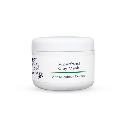 SUPER FOOD CLAY MASK WITH MUNG BEAN EXTRACT OWN LABEL