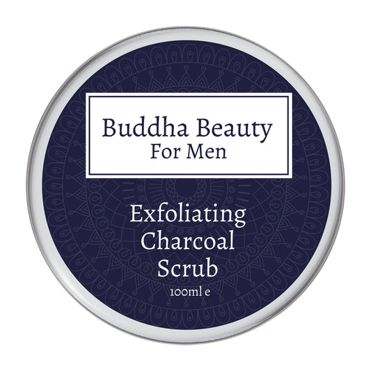 Mens Black Charcoal & Liquorice Facial Polish | Buddha Beauty