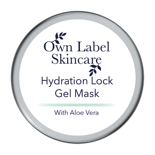 Own Label Skincare Hydration Lock Aloe Vera Vegan Gel Face Mask