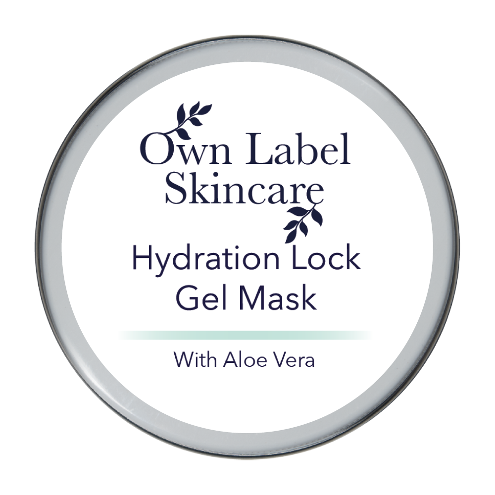 Own Label Skincare Hydration Lock Aloe Vera Vegan Gel Face Mask