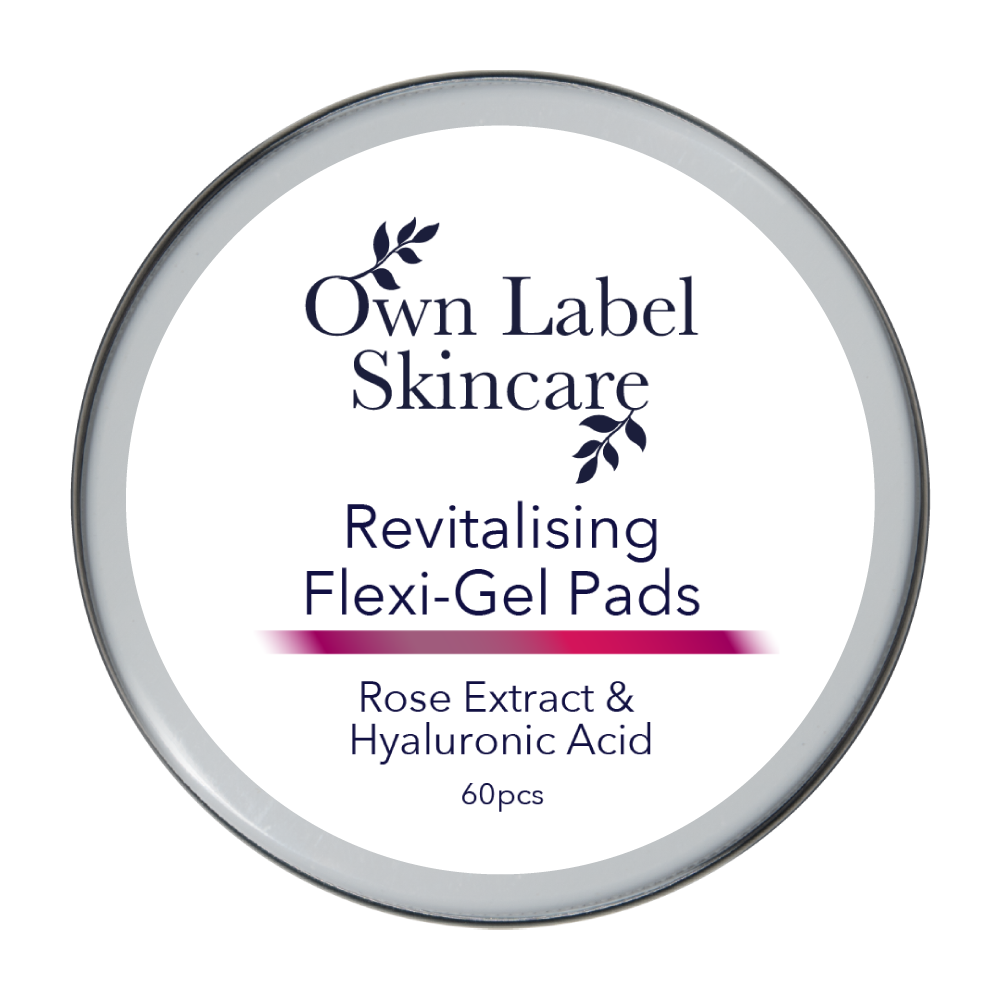 Revitalising Flexi Mask Gel Eye Pads With Rose Extract | White Label Skincare