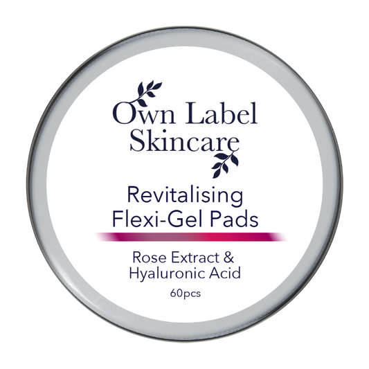 Revitalising Flexi Mask Gel Eye Pads With Rose Extract | White Label Skincare