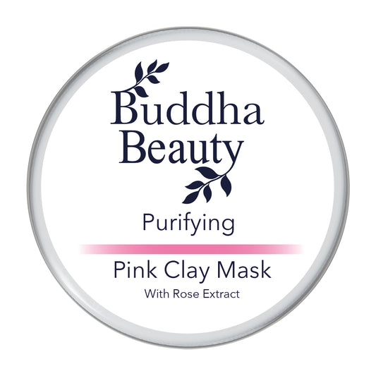 Purifying Pink Clay Mask with Rose | Buddha Beauty Trade