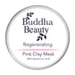 Buddha Beauty Regenerating Pink Clay Mask With Hyaluronic Acid in eco friendly tin