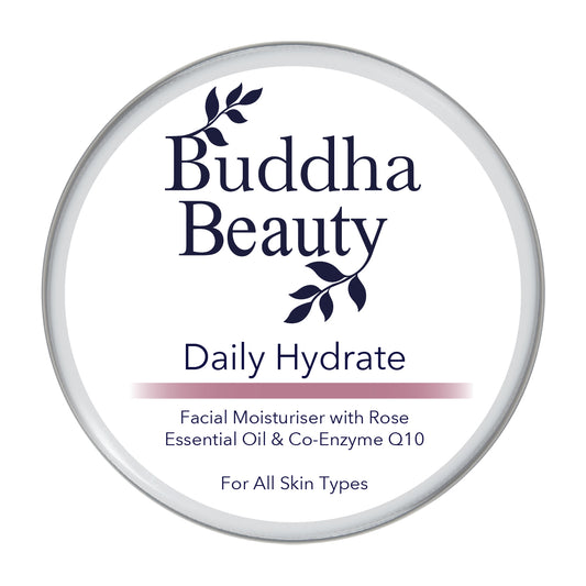 Buddha Beauty Trade. Daily Hydrate Facial Moisturiser with Rose & CO-Q10